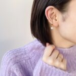 淡水パールとあこや真珠のイヤーカフ